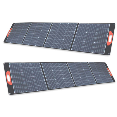 Pengisi Daya Baterai Tenaga Surya Panel Surya Lipat Energi 80W 100W 160W