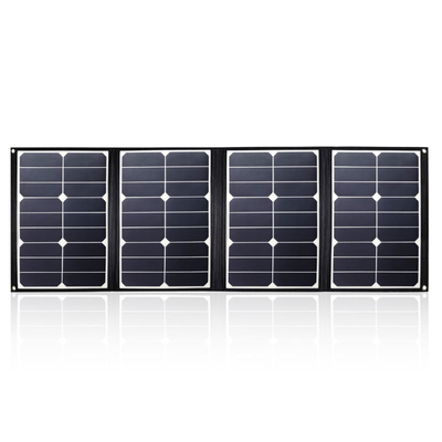 Pengisi Daya Panel Surya Lipat Portabel 80w PVDF Dengan Output DC Dan USB