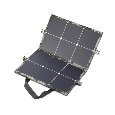 Portable 120w Folding Solar Panel Mono Solar Cell Laminasi ETFE