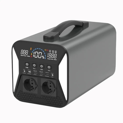110V 220V Lifepo4 Baterai Off Grid Pembangkit Tenaga Surya Portabel 1000W Pembangkit Listrik Portabel