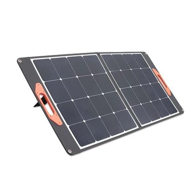 Tas Tangan Panel Surya Lipat Pembangkit Listrik Sunpower Portabel 6 Lipat ETFE 60W 110w 220w