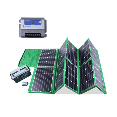 300w Panel Surya Lipat Pengisi Daya Tenaga Surya Untuk Pembangkit Listrik Tenaga Baterai 18V