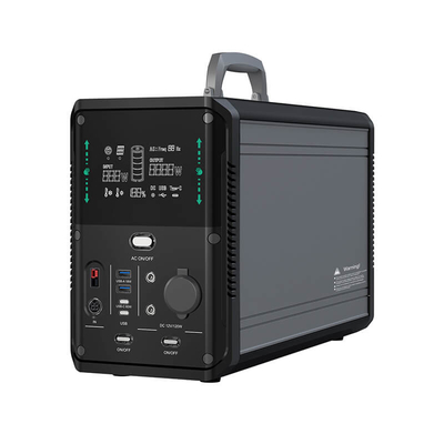 1500w 1380Wh Generator Surya Luar Ruangan Portabel Untuk Catu Daya Darurat Rumah Berkemah