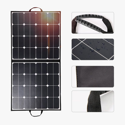 Pengisi Daya Panel Surya Lipat 100 w 32v Untuk Pembangkit Listrik Luar Ruangan
