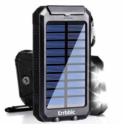 ODM Universal Backup Solar Powered Power Bank Pack Charger 20000mah