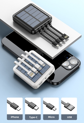 Ultra Slim Travel Solar Charger 10000mah Solar Panel Untuk Mengisi Power Bank