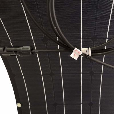 100 Watt Tahan Air Fleksibel Monocrystalline Solar Panel Mono Solar Module Untuk RV