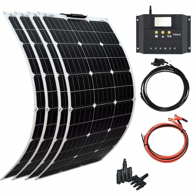 Panel Surya Amorf Fleksibel Monokristalin 100W 12V 400W 40A
