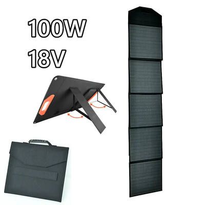 Fleksibel 5 Lipat Solar Panel Lipat 100W 18v Solar Cell Panel Untuk Rumah Luar Ruangan
