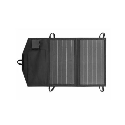 Mini Solar Charger Portable Solar Panel 15W Lipat Dengan USB Ganda Untuk Ponsel Laptop