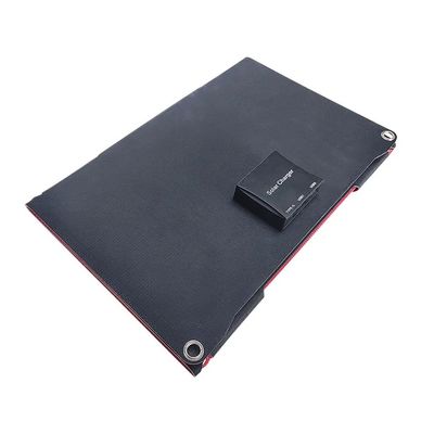 28w solar panel solar lipat kantong fleksibel 12v / 15v dengan power kit untuk berkemah