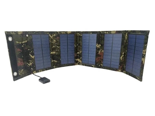 Panel Surya Lipat Mini 15W Dengan Pengisian USB Untuk Pengisian Laptop Ponsel