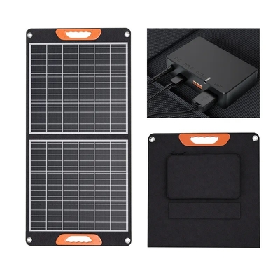 Cina Produsen Harga Murah 60W 100W 150W 200W Panel Surya Lipat Portabel untuk Berkemah Di Luar Ruangan