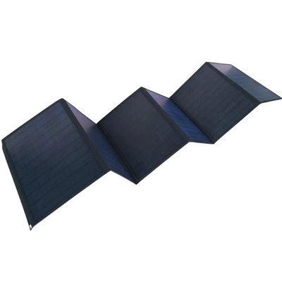 Kualitas Bagus Portable Sunpower 6 Lipat ETFE 60W Lipat Menyerahkan Ukuran Tas Pengisi Daya Panel Tenaga Surya/Solar Panel dengan USB Umum Por
