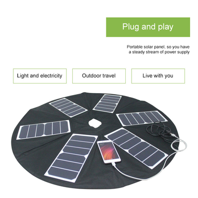 YSERA Sunpower Cell Phone Solar Usb Charger 39w Disesuaikan