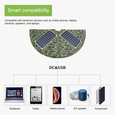 OEM ROHS USB Solar Panel 20w Solar Charger Untuk Kamera Ponsel Moible