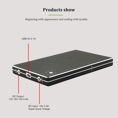 QC3.0 30000Mah 12V Pengisian Cepat Usb Type-C Laptop Power Bank Sistem Manajemen Baterai