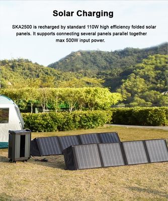 Generator Mini Tenaga Surya Isi Ulang Daya Tinggi 4000W Dengan Output AC