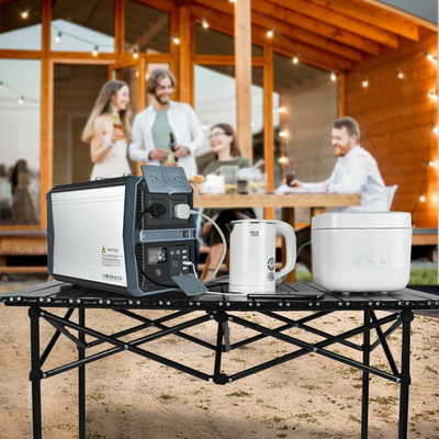 Pengisian Cepat Pembangkit Listrik Tenaga Baterai 1500w Solar Generator Lifepo4 Dengan Pasokan UPS
