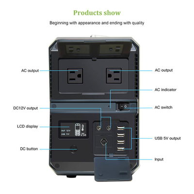 Generator Pembangkit Listrik Portabel 1000 Watt Isi ulang 273000mAh