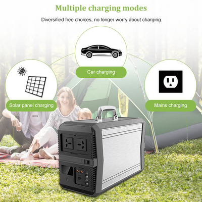 1010Wh Portable Power 1000W Solar Generator Station untuk Outdoor Travel Camping