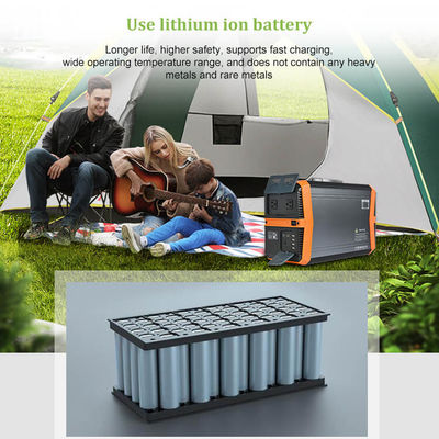 Stasiun Generator Tenaga Surya Ac 100 - 240v Dc 12v Paket Baterai Lithium Portabel