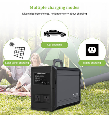 1000w Powered Solar Generator Station Baterai LiFePO4 Luar Ruangan