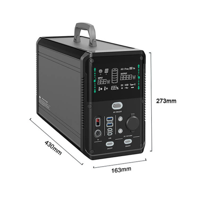 1000W 2000W Li Ion Pembangkit Listrik Tenaga Surya Darurat Mini Generator untuk Outdoor