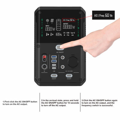 Pembangkit Listrik Tenaga Surya Li Ion OEM 240v Pembangkit Tenaga Surya Portabel Dengan Sistem Penglihatan Malam