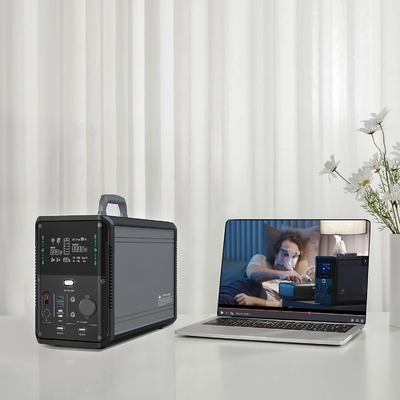 Baterai Lithium Lifepo4 Generator Pembangkit Listrik Tenaga Surya 1500W Untuk Berkemah Di Luar Ruangan