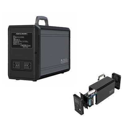 1075Wh Baterai Portable Solar Panel Generator Untuk Camping Backup