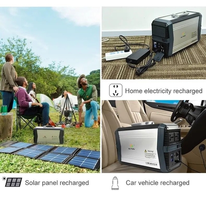 1000 Watt Mobile Solar Electric Generator 532wh dengan Layar OLED