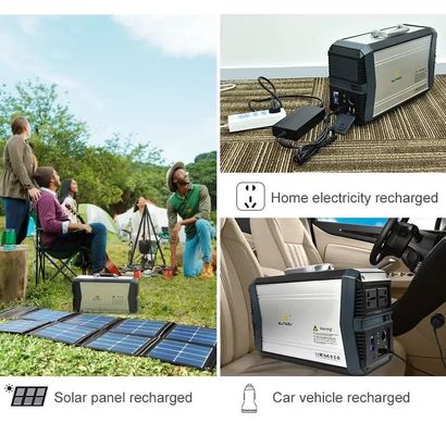 Baterai BMS 532wh Pembangkit Listrik Tenaga Surya Seluler Pembangkit Listrik Portabel 500w