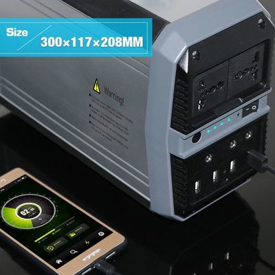 300W Lithium Battery Emergency Solar Generator Station Untuk Rumah Berkemah RV