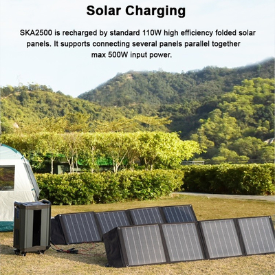 UPS LiFePO4 Portable Solar Battery Backup Solar Panel Generator Untuk Rumah 2500W