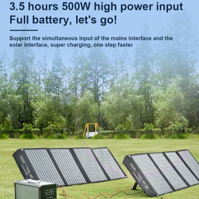 LiFePO4 Baterai Isi Ulang Powered Solar Panel Generator Power Supply 2000W