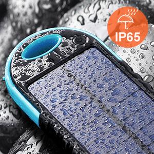 18W 10000mAh Bank Daya Tenaga Surya Pengisi Daya USB C OEM 4